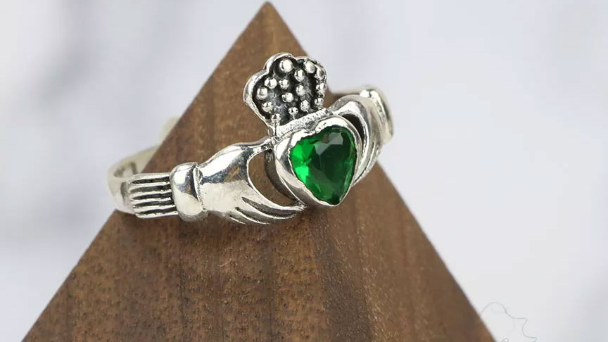 Embrace love, loyalty, and prosperity with the Claddagh Ring.